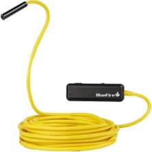 Nisar Store Wifi Yılan Kamera 10 mt Sarı Sert Tel 1200 Piksel 2mp Endoskop