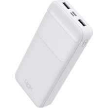 Berry Store EP92 18000 Mah Powerbank 2x USB Taşınabilir Şarj Cihazı Beyaz