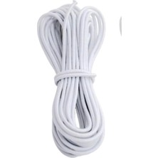 Berry Store 1 cm Beyaz Don Lastiği – 10 Metre | Esnek ve Dayanıklı Dikiş Lastiği, Tekstil ve El Sanatları Için