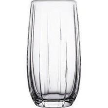 Paşabahçe 6'lı Linka Meşrubat Bardağı Şeffaf Cam Desenli 500 ml 6 Parçalı Set