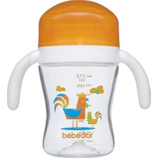 Bebedor Premium Seri 360 Derece Dönen Bardak Tritan 210 ml Bebekler İçin Ergonomik Tasarım