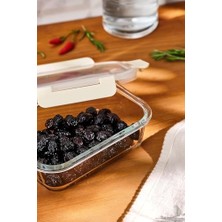Nisar Store Soft 1050 ml Borosilikat Saklama Kabı