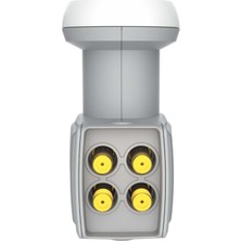 Rose RL-400 4lü Lnb 0.1dB Yüksek Performanslı Düşük Gürültü Oranı ile 4K Uydu Alıcısı Aksesuarı