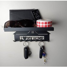 Berry Store Anahtar Askılığı My Vidalı Mat Siyah