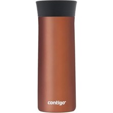 Berry Store Üniseks Pinnacle Snapseal Termo Paslanmaz Çelik Yalıtımlı KUPA,KAHVERENGI,420 ml