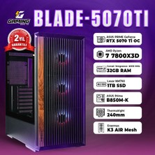 GamingGenTR BLADE-5070TI /Asus Prime RTX 5070 TI / AMD Ryzen 7 7800X3D / 32 GB Ram / 1 TB SSD / OEM Paket
