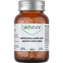 Venatura Metilkobalamin Odt 90 Tablet Takviye Edici Gıda İçeriğinde 1000 µg B12 Vitamini