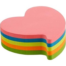 Berry Store N48705 Yapışkanlı Not Kağıdı Kalp, 70 x 70 Mm, 250 Yaprak