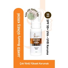 Jamed Beauty Çok Yönlü Yüksek Korumalı Spf + 50 Faktör Uva - Uvb Güneş Kremi