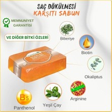 Nisar Store Doğal Saç Dökülmesi Karşıtı Sabun 140 gr x 3 Adet Tüm Saç Tipleri Için Kepek Karşıtı