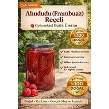 White Organic Ahududu Frambuaz Reçeli 750 Gr Katkısız Koruyucusuz %75 Meyve Raspberry Jam