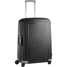 Samsonite S'Cure 69 cm Orta Boy Valiz, Teleskopik Sap ve PP Kağıt Malzeme ile Güvenli Seyahat