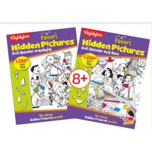 Dikkat Atölyesi Yayınları Highlights Favori Hidden Pictures Gizli Resimler 2'li Set 9 - 12 Yaş Kolektif Eğitici Kitaplar