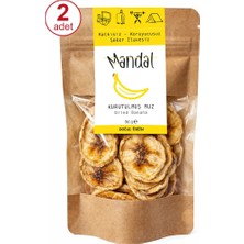 Mandal Kurutulmuş Muz 100 gram (2*50 GRAM) Muz Kurusu Kurutulmuş Meyve Kurusu Dilimleri