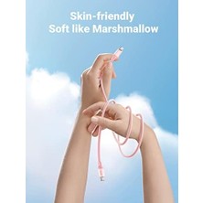 Berry Store Lightning To Usb-C 3A Pd Mfi Sertifikalı Hızlı Şarj Kablosu, 1 Metre, Pembe