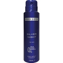 Berry Store Free Love Silver Night Erkek Deodorant 150 ml