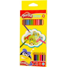 Play-Doh Kuru Boya 12 Renk Uzun Tam Boy Renkli Kırtasiye Ürünü Parça Sayısı