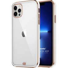 Berry Store 13 Pro Için Kılıf Laser Plated Soft Beyaz [ 13 Pro ile Uyumlu Kılıf - Beyaz]