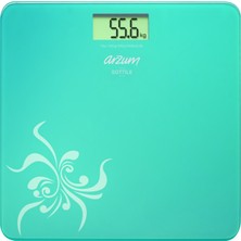 Arzum AR 550 Sottile Dijital Cam Banyo Baskülü Mavi LCD Ekran ile Ultra İnce Tasarım