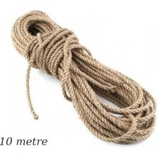 Nisar Store 10 Metre Doğal Jüt Ip – Hasır Dekoratif Ip | El Sanatları, Paketleme, Bahçe ve Hobi Kullanımı Için Dayanıklı Halat