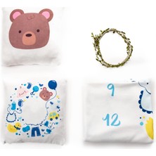 Berry Store Yeni Doğan Bebek Hediyesi Fotoğraf Battaniyesi Seti Aylık Çekim