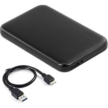 Wozlo 2.5 inç Metal Harddisk Kutusu USB 3.0 Bağlantı Arayüzü ile Taşınabilir HDD Kutusu