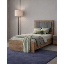 Noiss Home Decor Latre Karyola ve Başlık, 90X190 cm