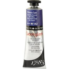 Daler Rowney Georgian Yağlı Boya 38ml N:142 Primary Cyan Pürüzsüz Doku ve Parlak Yüzey