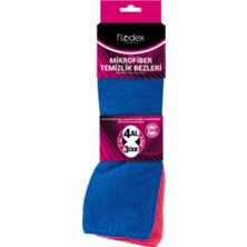 Flodex 4 Al 3 Öde Mikrofiber Temizlik Bezi Ergonomik Tasarım ve Kolay Temizlik İçin Uygun