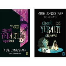 Timaş Çocuk 4-5-6 Sınıf Yeraltı Kütüphanesi Kayıp Hazine ve Tehlikenin Kokusu 2 Kitap Set 10+Yaş