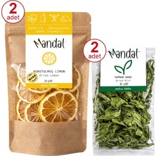 Mandal Nane Limon Kurutulmuş Limon 25 gr Yaprak Nane 10 gr