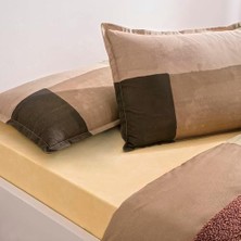 Berry Store Larive DESENLI%100 Pamuk Battaniye, Kiremit, Tek Kişilik