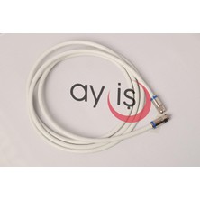 Nisar Store Rg6 4k/full Hd/3d Tv Uydu Kablosu, Saf Çelik Uçlu Anten/uydu Kablosu, Dvb-T, Dvb-C, Dvb-S, Dvb-S2 F Anten Ara (2 Metre)