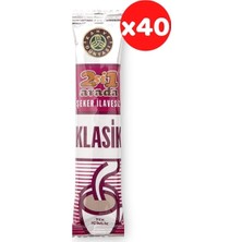 Kahve Dünyası 2'si 1 Arada Kafeinli Kahve 40 Paket 12 gr Classic Lezzetli İkram