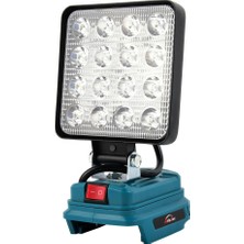 Haktaş Matkap Bataryası İle Çalışan 16 Ledli Power Banka Dönüşen Projektörlü Lamba