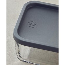 Nisar Store Fresh Safe Cam Saklama Kabı 270 ml Gri