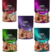 Reflex Semi Moist Köpek Ödülü 150 gr * 5 Li Eko Paket Renkli İçerik Sağlıklı Tamamlayıcı Mama