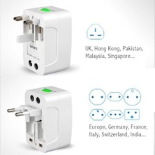 Nisar Store 150+ Ülke Çoklu Priz Çevirici Dönüştürücü Seyahat Adaptörü, Amerika, Ingiliz, Avrupa, Avustralya, Eu Us Uk Au China Fiş Dönüştürücü