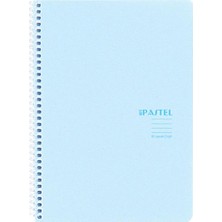 Keskin Color 32775199 80 Yaprak Çizgili Spiralli Pastel Note Defter 17 x 24 Mavi Renk PP Kapak