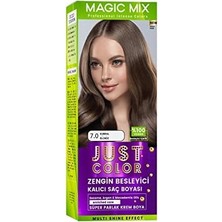 Berry Store Procsin Magic Mix Color Kıt Parlak ve Canlı 7.0 Kumral Kalıcı Saç Boyası Kumral Unisex