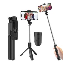 Nisar Store Selfie Çubuğu, 3'ü 1 Arada Bluetooth Selfie Çubuğu, 360° Selfie Çubuğu 14/14PRO Max/ 13/12/11/pro Max/pro/xr/xs/x/8/7, S10/S9/S8, Go Pro