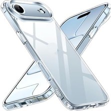 Berry Store - 17 Air ile Uyumlu Kılıf Kamera Çıkıntılı Korumalı Yumuşak Şeffaf Silikon Renksiz Kapak