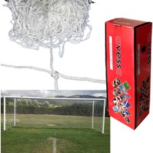 Avessa 750 cm Nizami Futbol Kale Ağı 4 mm İp Kalınlığı Beyaz Renkli KR103 Kalite