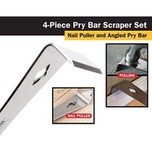 Berry Store Titan 17005 Paslanmaz Çelik Çivi Demiri ve Kazıyıcı Seti, 17009