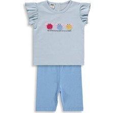 Civil Baby Renkli Nakışlar 6-18 Ay Takım - Mavi