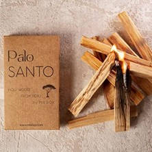 Nisar Store Miebox Make It Easier Palo Santo Tütsü, Peru Ağaç Tütsü, Sertifikalı, Yüksek Reçineli, Doğal Tütsü, Palo Santo Incense (Palo Santo - 3 Adet (21-23 Gr))
