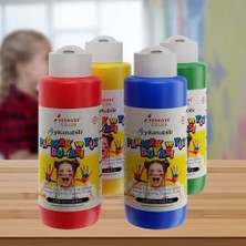 Nisar Store Ana Renkler Parmak Boyası 4'lü Set 4X120ML