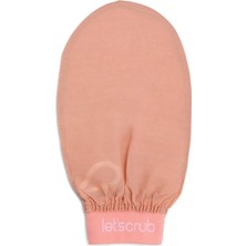 Berry Store Bej Lastikli Banyo Duş Kesesi Peeling ELDIVENI%100 Floş Ipek Hassas Ciltler Için