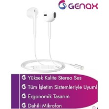 Berry Store Lightning Mikrofonlu Kablolu Kulaklık | Net Ses Kalitesi & Derin