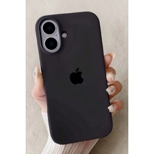 Iphone 16 Uyumlu Kılıf Logolu Lansman Soft Yumuşak Içi Kadife Silikon Kapak